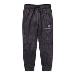 Russell Dri-Power Boy L 10/12 Sweatpants Tech Fleece Jogger Zip Pocket OIL SLICK